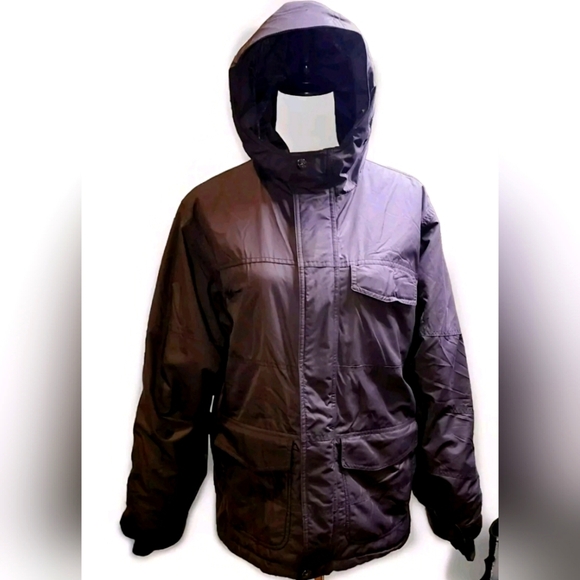 RIPZONE Youth XL Core 5000MM FLEECE Lined Hooded Ski Snowboarding Snow Jacket - Picture 1 of 8